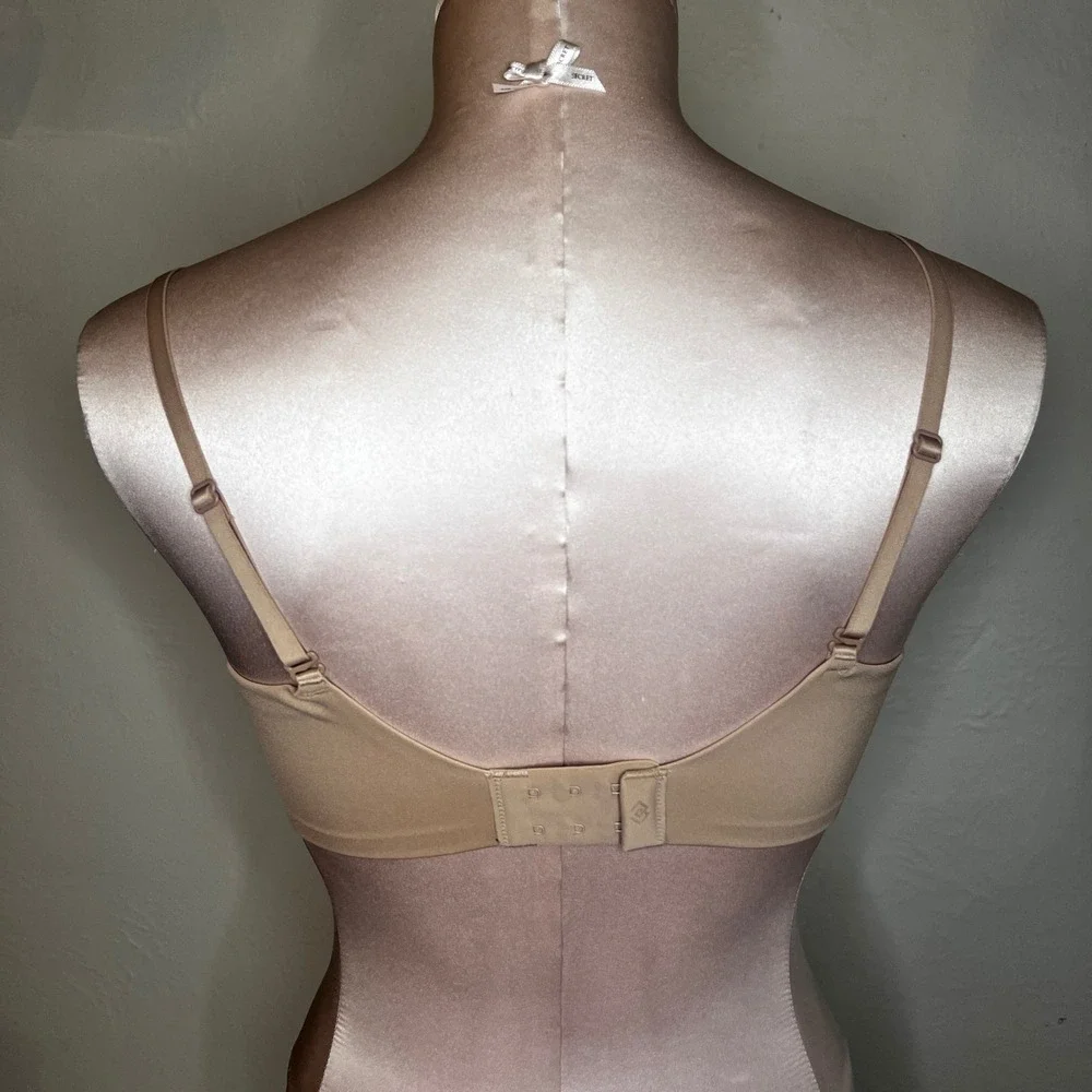 ThirdLove 24/7 Classic Wireless Bra Tan Nude Microfiber 36B Padded Comfortable